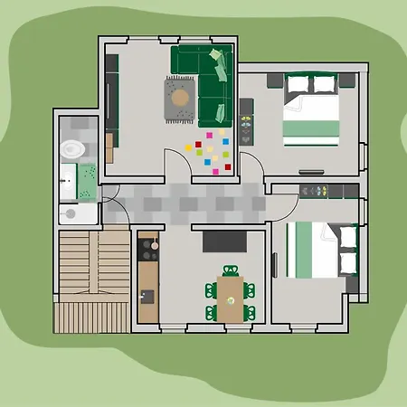 Fewo27 Im Sagenharz - 4 Sterne Dtv - Stilvolles Family-apartment, 2 Sz, Klima, Wlan & Netflix